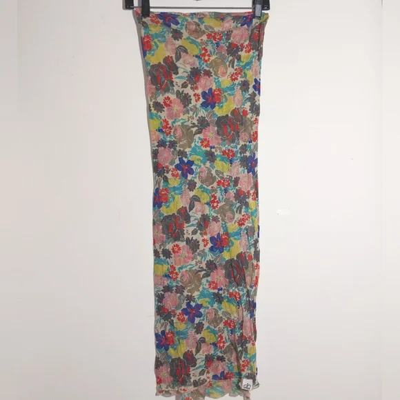 Crown Women's Cotton Blend Floral Scarf Headwrap Shawl Wrap Multicolor - Picture 2 of 7